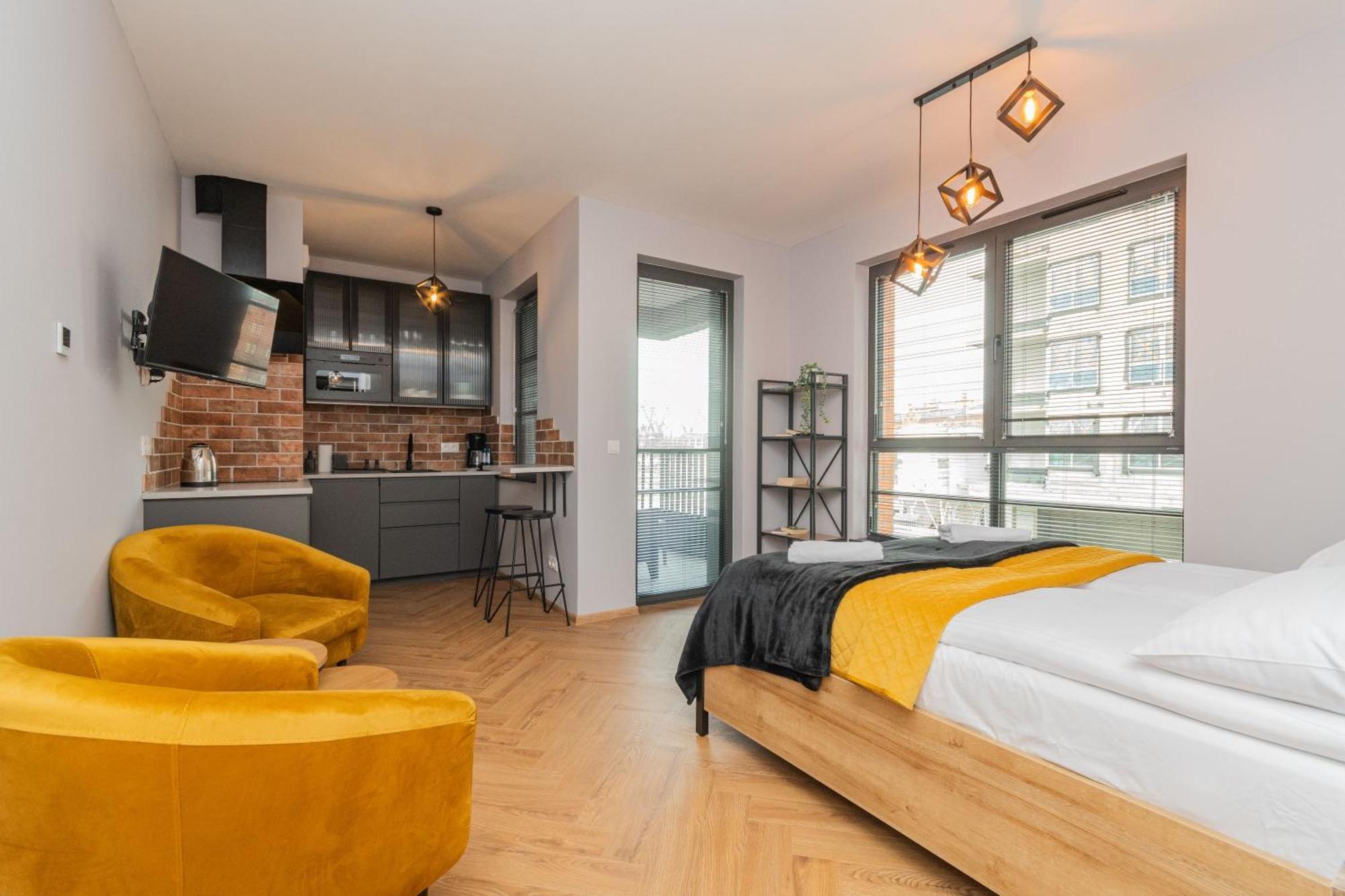 Grand Apartments - Doki Living & Foodhall Gdańsk Extérieur photo